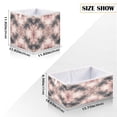 thumbnail image 2 of Foldable Fabric Storage Bin Home Cubes Clothing Organizer Bins Large Collapsible Box Basket for Home Organizer Soft Pink Tie-dye Pattern, 2 of 7
