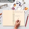 thumbnail image 4 of FORMRS 1-Subject Spiral Notebook 8" x 5" College Ruled 60 Refillable Sheet A5 Hard Cover, 2 Pack, White Magical Halloween, 4 of 7