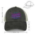 thumbnail image 2 of We Don’t Care Club Black Hat Adjustable Funny Fashion Unisex Baseball Cap for Men Women, 2 of 7