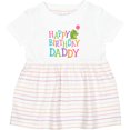 thumbnail image 3 of Inktastic Happy Birthday Daddy Boy Girl Party Girls Baby Dress, 3 of 5