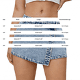 thumbnail image 3 of JLMSPLWG Girls Cute Shorts Jeans High Waist Denim Skorts Split Casual Zip Up Skirt Shorts for Teens Girl Trendy Y2k Streetwear Tween Summer Clothes, 3 of 8
