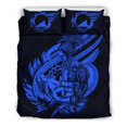 thumbnail image 3 of Juego de Cama Polinesio - Tokelau Juego de Funda Nórdica Padre e Hijo Azul, 3 of 6