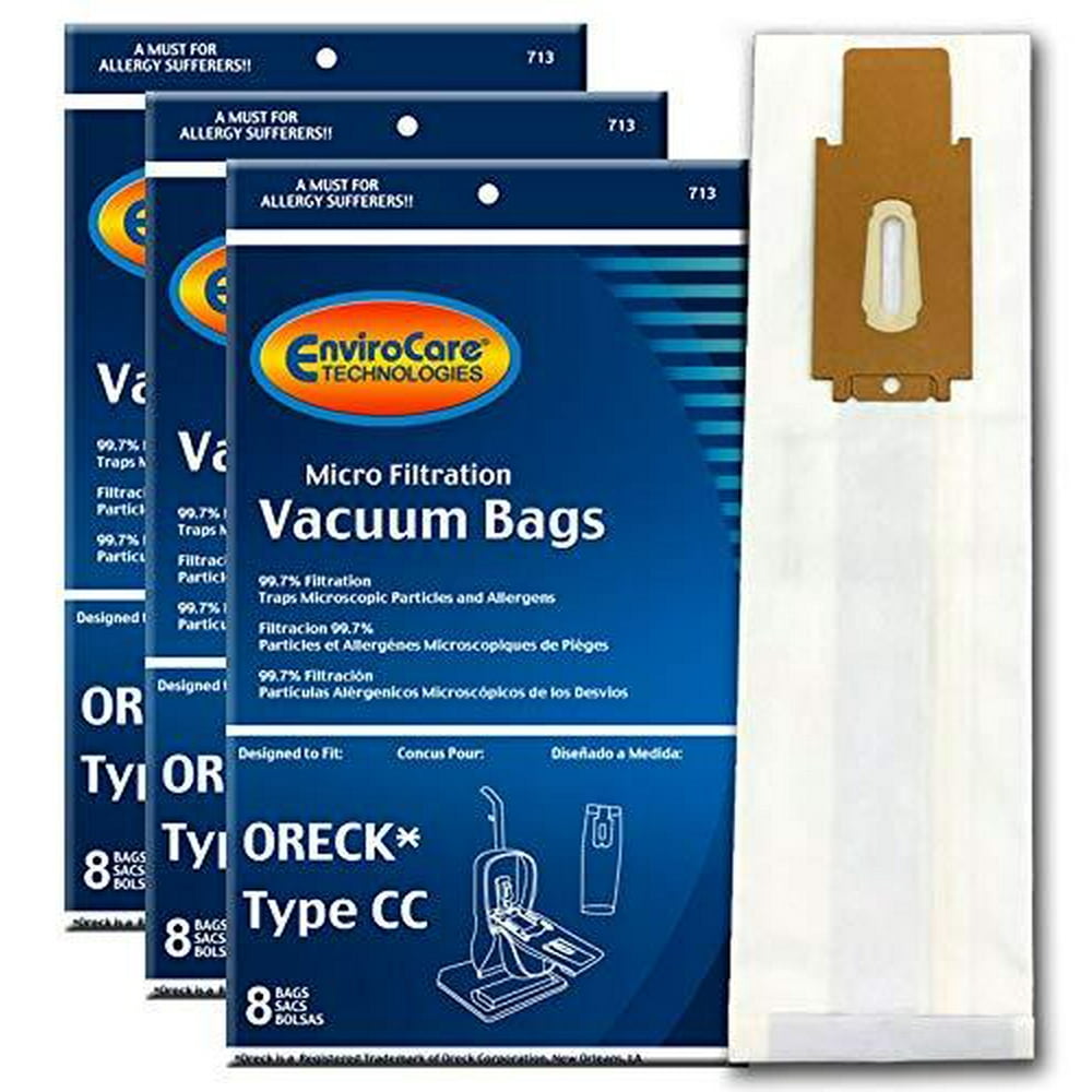 EnviroCare Replacement Vacuum bags for Oreck Type CC, XL. Fits All XL7