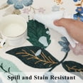 thumbnail image 5 of 5x7 Living Room Area Rugs: Washable Floral Non-slip Rug For Bedroom Dining Ultra Soft Carpet Kitchen Home Office Farmhouse Thin Floor Mat Teen And Dorms(5x7 Cream), 5 of 7