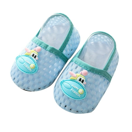 

Boys Girls Cartoon Socks Toddler Breathable Mesh The Floor Socks Barefoot Socks Non Slip Shoes