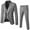Grey, variant on Elegant R Business Wedding Party Three Piece Slim Fit Suit Set with Vest and Trousers for Formal Events and Attire Workwear Men's Trench Coat Plus Size Winter Cardigan for Men
