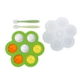 thumbnail image 6 of Acorn Baby Green Food Container Freezer Thick with Thin Lid and 2pk Spoons, 6 of 7