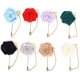thumbnail image 1 of Broche de flor hecho a mano para traje, flor con cadena colgante Pin de solapa/broche Camisas de traje Accesorios Camisa de hombre rosa Broche de flores Decoración (8PCS), 1 of 4