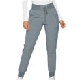 thumbnail image 2 of Azrian Fashion Casual Pants for Womens,Women Casual Trousers High Waist Drawstring With Multi-Pockets Long Pants, 2 of 7