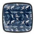 thumbnail image 1 of 4 Pcs Square Cabinet Handle Cupboard Knob Drawer Pulls Handle Shark Drawer Knobs with Screws Furniture Decoration, 1 of 7