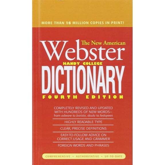 Pre-Owned The New American Webster Handy College Dictionary, Fourth Edition (Paperback) 0756972272 9780756972271