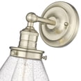thumbnail image 4 of Millennium Lighting  Eyden 1 Light Sconce with Clear Seedy Glass Shades Modern Gold, 4 of 4