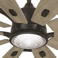 thumbnail image 3 of 84 Inch 10 Blade Ceiling Fan With Light Kit-Coal Finish-Seashore Grey Blade Color Minka Aire Fans F865l-Cl/Sg, 3 of 3