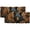 Pattern-4, variant on Black Bear Printed Window Curtains Valances Rustic Autumn Fall Forest Tree Maple Leaf Window Valance for Living Room Bedroom, Kitchen Valance Rod Pocket Window Curtain 54 by 18 in, 2 Panel