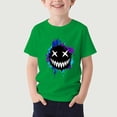 thumbnail image 1 of hengsof T-Shirt Graphique à Manches Courtes pour Enfants Unisexe, Motif Imprimé Mignon, Col Rond Décontracté, T-Shirt d'Été Léger pour Jouer, Haut pour 1-13 Ans, 1 of 5