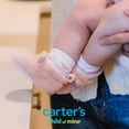 thumbnail image 3 of Carter's Child of Mine Baby Girl Crew Socks, 6 Pack, Newborn, 3 of 6