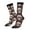 2 Black-1, variant on funny Skull star Pattern Sport Socks for Women and Men Crew Socks Sporty Calf Socks Casual Socks
