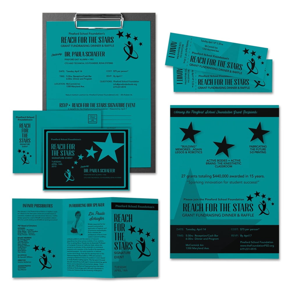 Astrobrights 21855 8.5 in. x 11 in. 65 lbs. Cover Weight Color Cardstock - Terrestrial Teal (250/Pack)