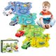 thumbnail image 1 of Set de pista de coches Puzzle Racer RAESOUL 4 en 1 con 4 juegos para niños, 1 of 7