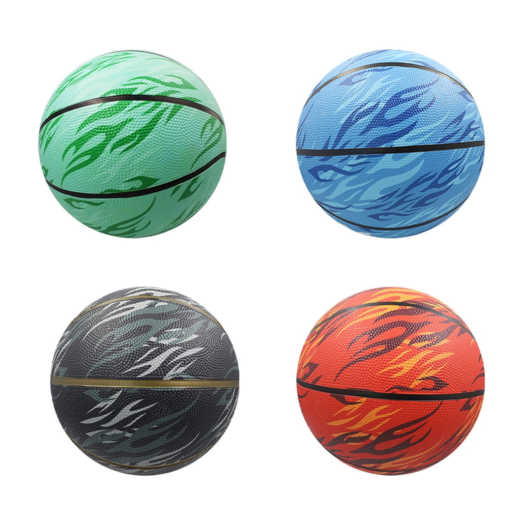 YongCo Rubber Basketball Waterproofs Training Ball Fine Stitching Kids Basketball
