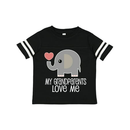 

Inktastic My Grandparents Love Me Baby Clothes Gift Toddler Boy or Toddler Girl T-Shirt