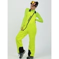 thumbnail image 2 of SEARIPE Women's Ski Snowboard Bib Pants Insulated Snow Overalls for Winter Outdoor Sports Waterproof Breathable Green XS, 2 of 8