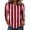 Hot Pink, variant on JULMCOMO Shirts for Women Vertical Striped 3/4 Sleeve Crew Neck Trendy Loose Fit T Shirts Color Block Comfy Summer Tops Pink S