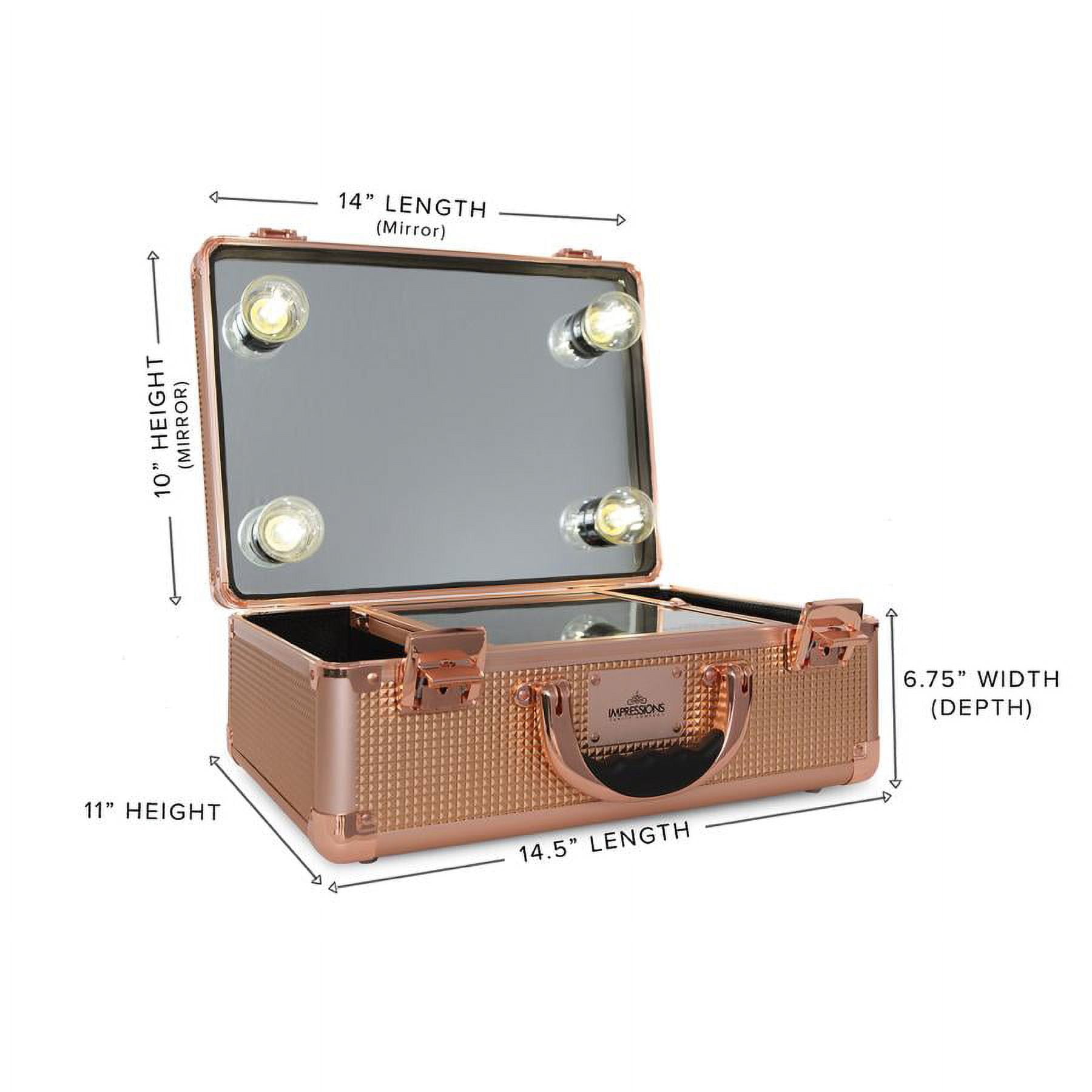 impression vanity makeup case