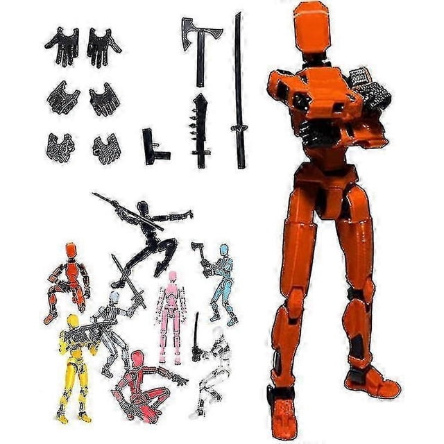 T13 Action Figure Titan 13 Action Figure Robot Action Figure3d Printed Action 26s