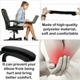 thumbnail image 7 of GIXUSIL Office Chair Armrest Covers, Removable Arm Rest Covering, Elastic Chair Armrest Covers, Office Seat Hand Rest Protector, Arm Covers Protectors for Office Chair(2 Pcs, Black), 7 of 7