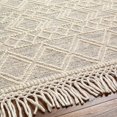 thumbnail image 6 of Hauteloom Cameo Wool Living Room, Bedroom Area Rug - Beige, Gray - 3'-Round, 6 of 8