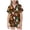 0#Dark Green1090, variant on Elegyee Girls Thanksgiving Turkey Pajamas Satin Button Down Shirt Shorts PJs(2-13 Years)