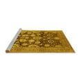 thumbnail image 2 of Ahgly Company Machine Washable Indoor Rectangle Oriental Yellow Traditional Area Rugs, 2' x 3', 2 of 4