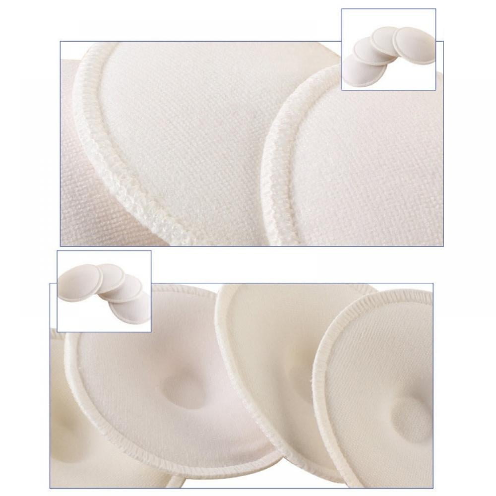 Natural Cotton Washable Nursing Pads (8 Pads) Anti-Overflow Baby Feeding Breastfeeding Pads, 8pcs