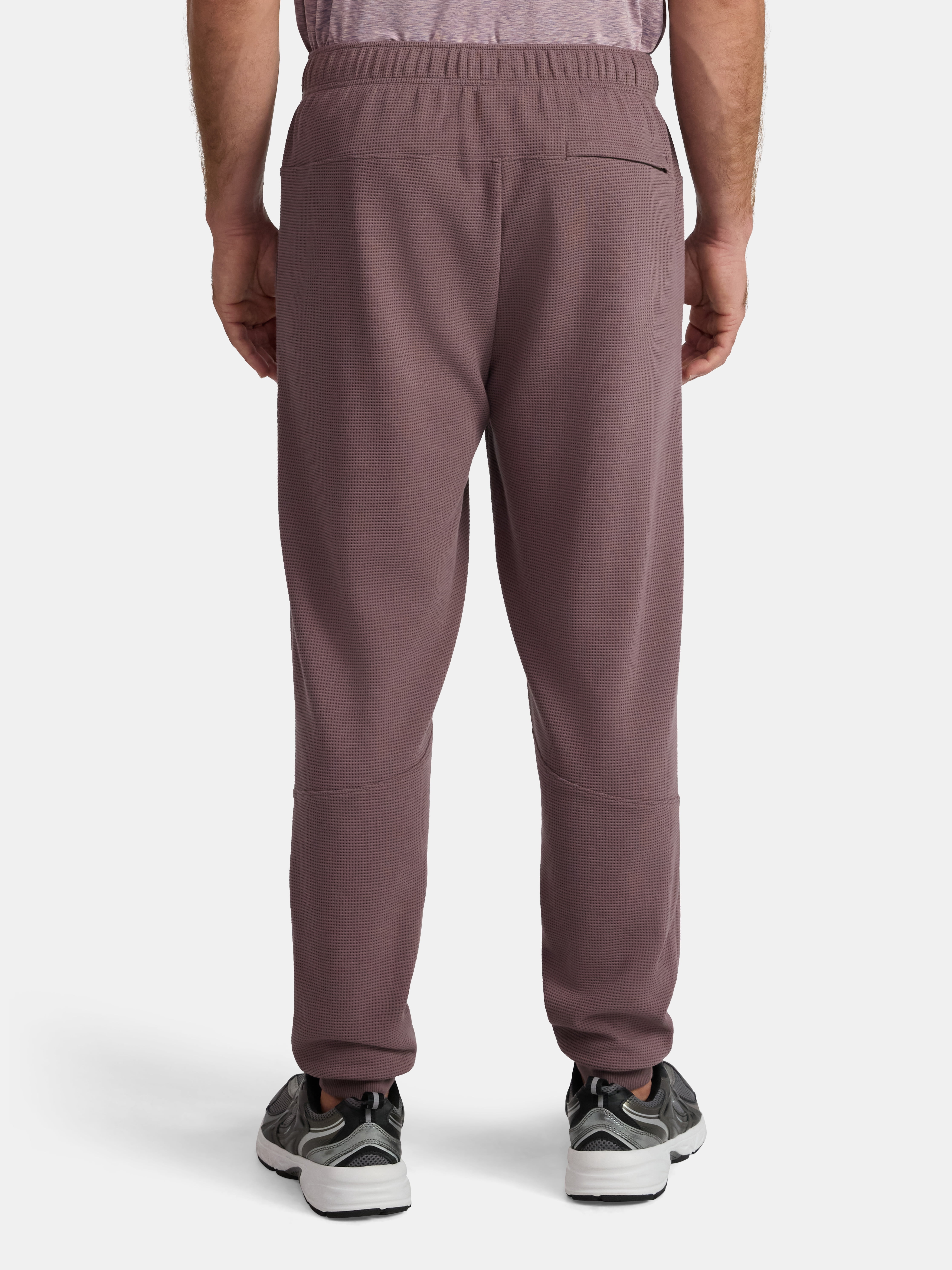 Athletic Works Men's and Big Men's Waffle Knit Joggers Pants, 30" Inseam, Size S-3XL