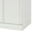 thumbnail image 5 of Ariel Kelly 67 Inch Double Rectangular Sink Bathroom Vanity With Italian Carrara Marble Countertop 1.5 Inch Edge In White, 5 of 12