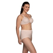 Vanity Fair Lingerie Women's Beauty Back Smoothing Underwire Bra, 4 Way Stretch Fabric, Lightly Lined Cups, Style 76380