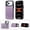 Purple, variant on Kryonix For iPhone 17 Pro Max Case with Stand and Wallet, Floral Embossed PU Leather Case with Card Holder, Kickstand, Magnetic Clasp, and  Shockproof Protection,Gray/Pink/Green/Blue