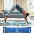 thumbnail image 3 of vnanda Capacity Yoga Bag Convenient Storage Yoga Bag for Yoga Mat Accessories Double Zipper Large Capacity Adjustable Shoulder Strap Yoga Mat Storage Bag, 3 of 8