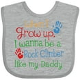 thumbnail image 3 of Inktastic Rock Climber Like Daddy Boys or Girls Baby Bib, 3 of 4