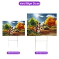 thumbnail image 5 of Goodbye Summer Border Collie Hello Fall Time for School Yard Sign Borders Dog Lovers Gifts Idea Outdoor Home Lawn Garden Porch Decor - 02014, 5 of 5