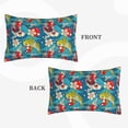 thumbnail image 2 of Uemuo Japanese Koi Print Throw Pillow Case – Cozy & Soft Cushion Cover, Hypoallergenic Pillow Case for Sleeping, Perfect for Women with Envelope Closure-16"x24", 2 of 6