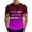 Dark Purple, variant on Mens Gradient T-Shirts Summer Casual Crewneck Short Sleeve Beach Vacation Lightweight Graphic Tee with Seattle Letter Print