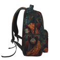 thumbnail image 3 of Disketp Banana Leaf Meditating Gorilla Mochila Estampada para Hombre y Mujer – Mochila Ligera Clásica con Múltiples Bolsillos para Universidad, Trabajo y Viajes-One Size, 3 of 5