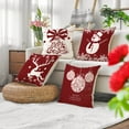 thumbnail image 2 of Juego de Almohada navideñas con Doble Cara Impresa Decoración navideña Decoraciones navideñas de InviernoA4PCS, 2 of 5