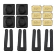 thumbnail image 1 of Kit de equilibrado de aspas de ventilador de techo Uxcell, 4 juegos que incluyen 4 clips y 4 pesos de 5G y 6 pesos de 3G en tono dorado/negro, 1 of 6