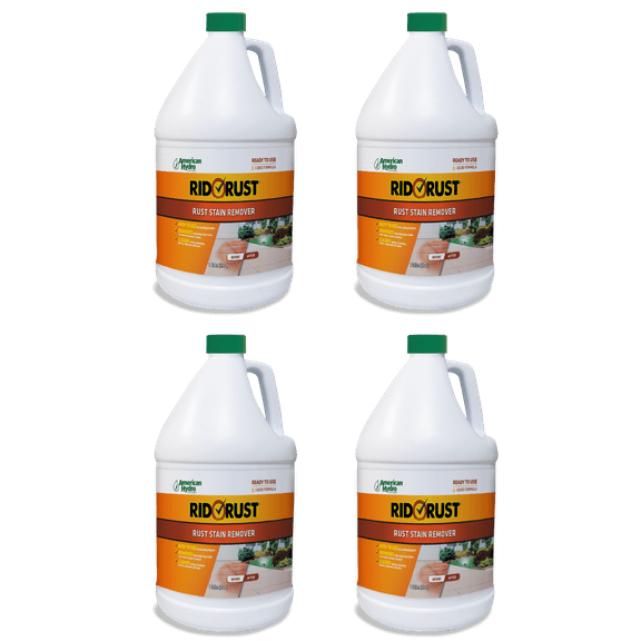 American Hydro Systems 2662 Rid O' Rust Liquid Rust Stain Remover, 4 Gallons