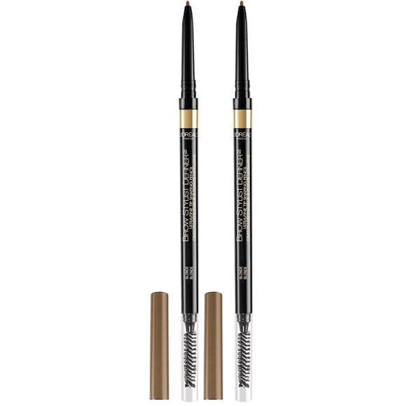 Lápiz de cejas L'Oreal Paris Brow Stylist Definer Blonde x2