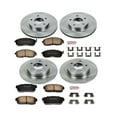 thumbnail image 3 of Power Stop Front and Rear Stock Replacement Brake Pad and Rotor Kit KOE2705, 3 of 8