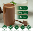 thumbnail image 5 of Opportuniteas - Organic Plant Based Protein Powder, 20g Protein Blend, Chocolate, 1 lb, 5 of 7